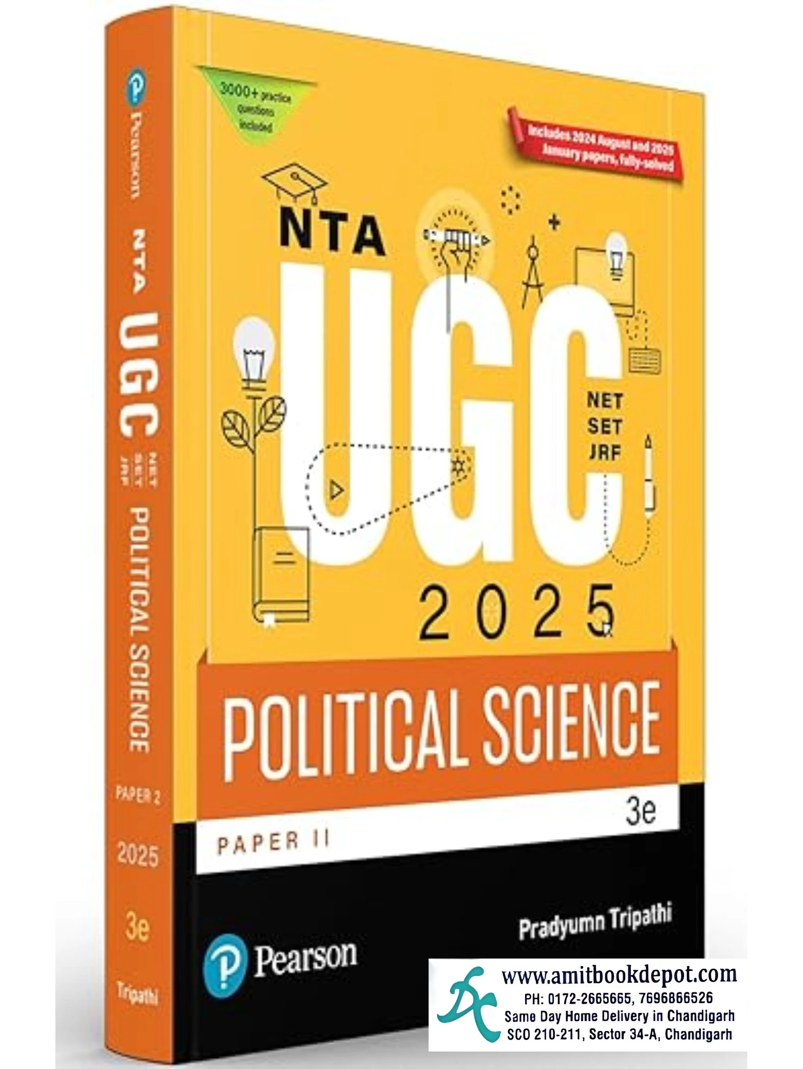 Pearson NTA UGC NET SET JRF Political Science paper 2 (English)
