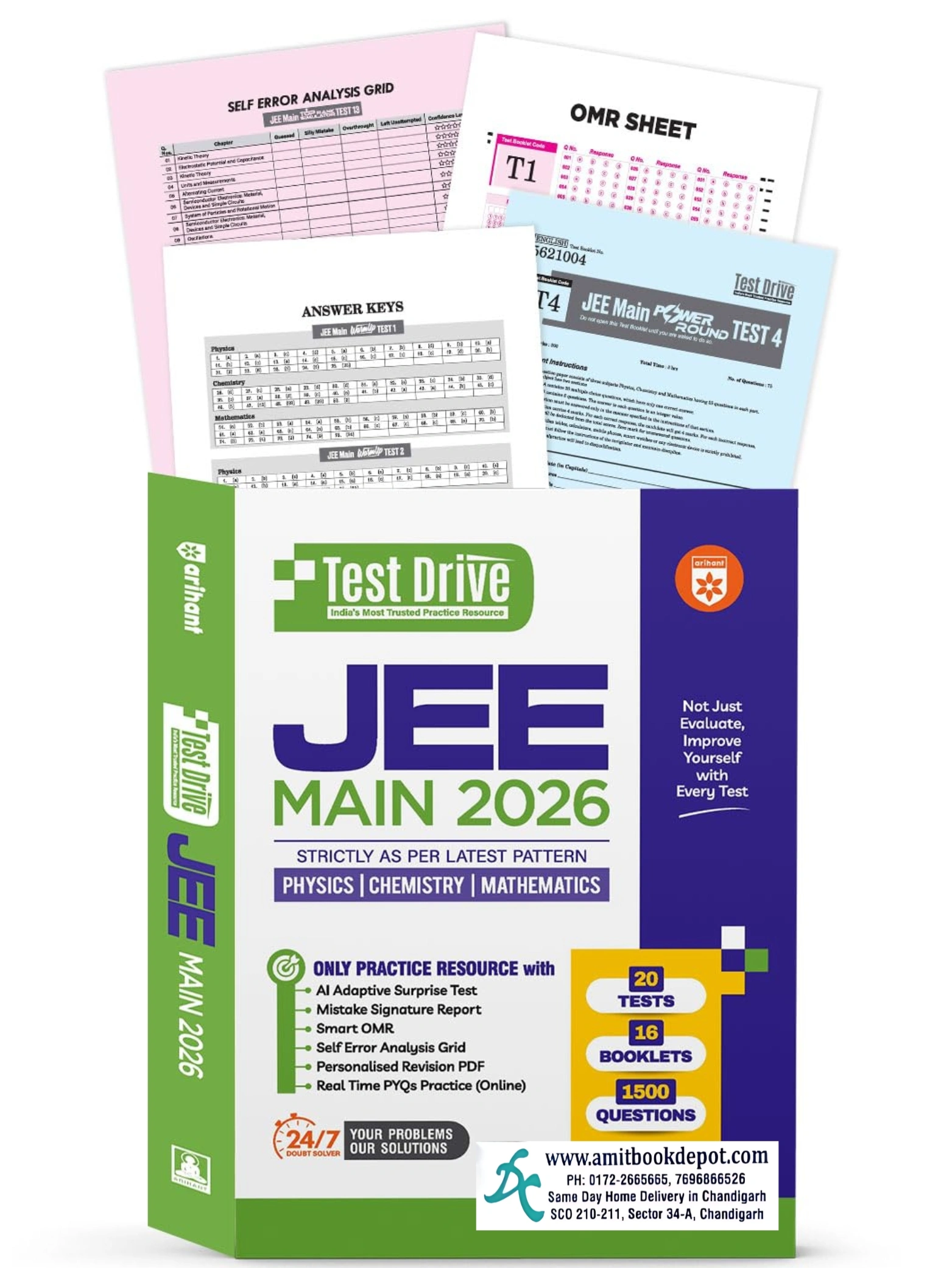 Test Drive for JEE Main 2026 15 Practice Sets (NEW)