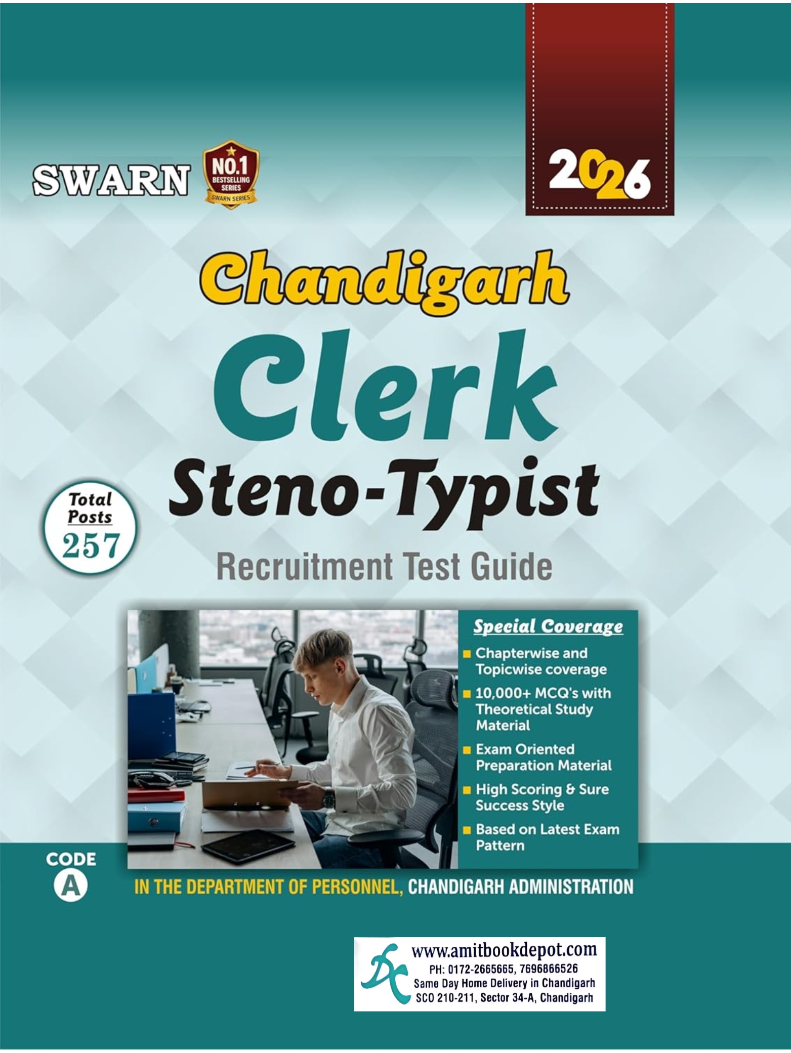 Swarn Chandigarh Clerk Steno Typist Group C Recruitment Test (English Edition) 2026