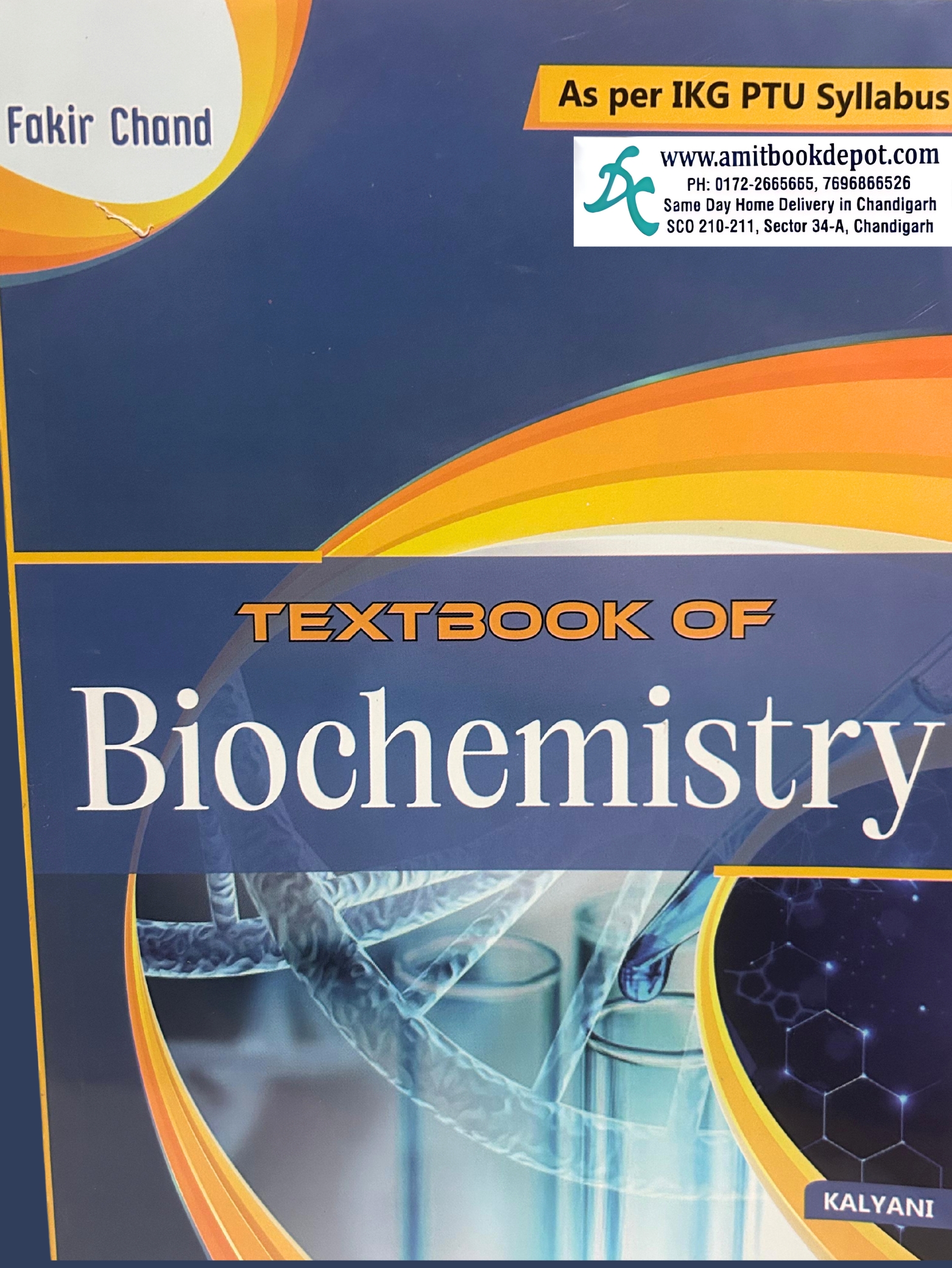 Kalyani Textbook of Biochemistry For B.Sc. MLS all Sem IKG PTU University
