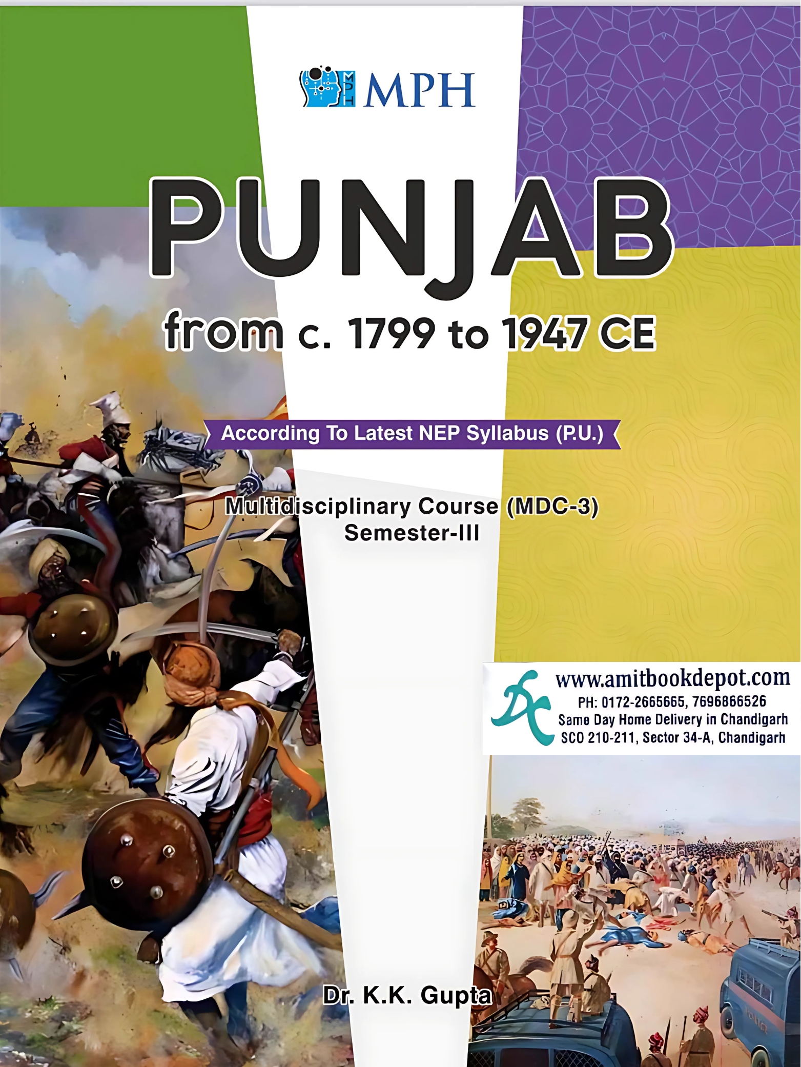 Mohindra Punjab From C. 1799 to 1947 CE For BA 3rd Sem PU Chandigarh