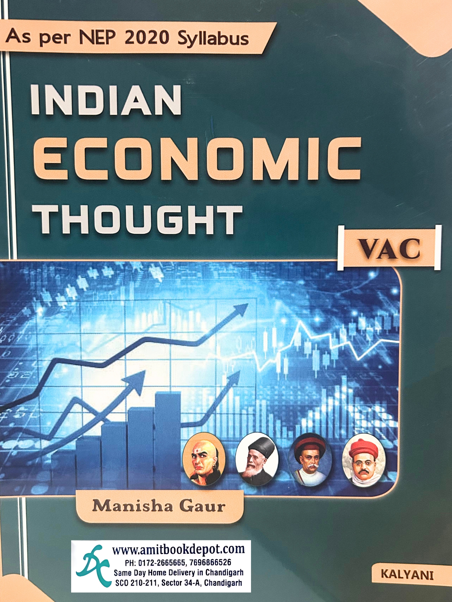 Kalyani Indian Economic Thought As per NEP Syllabus For B.A 3rd Sem PU Chandigarh