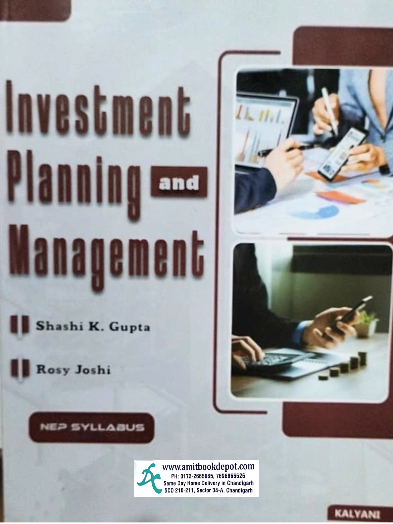 Kalyani Investment Planning and Management For BBA 4th Semester pf Panjab University, Chandigarh