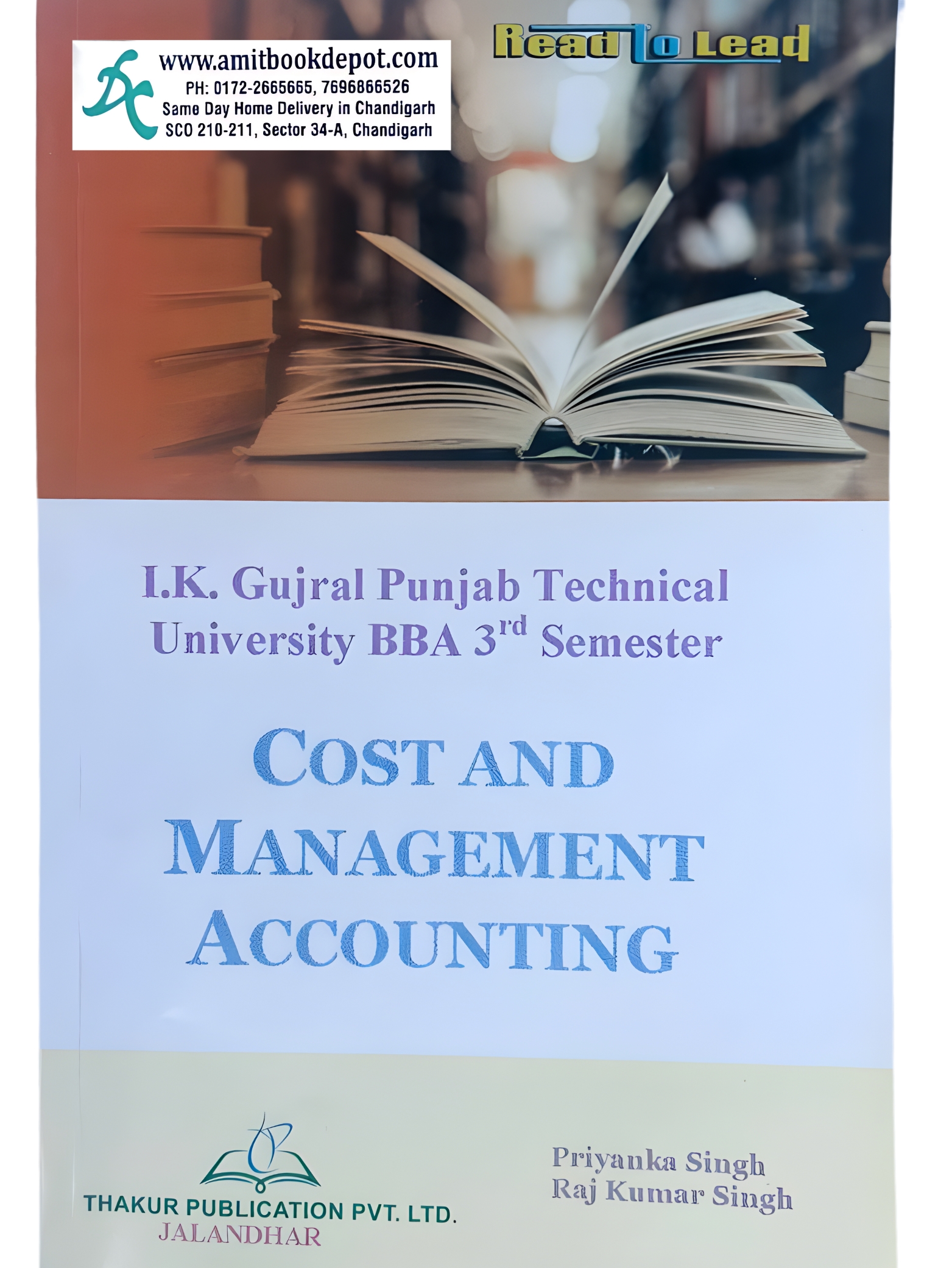 Cost and Management Accounting for BBA 3rd Sem PTU (New)