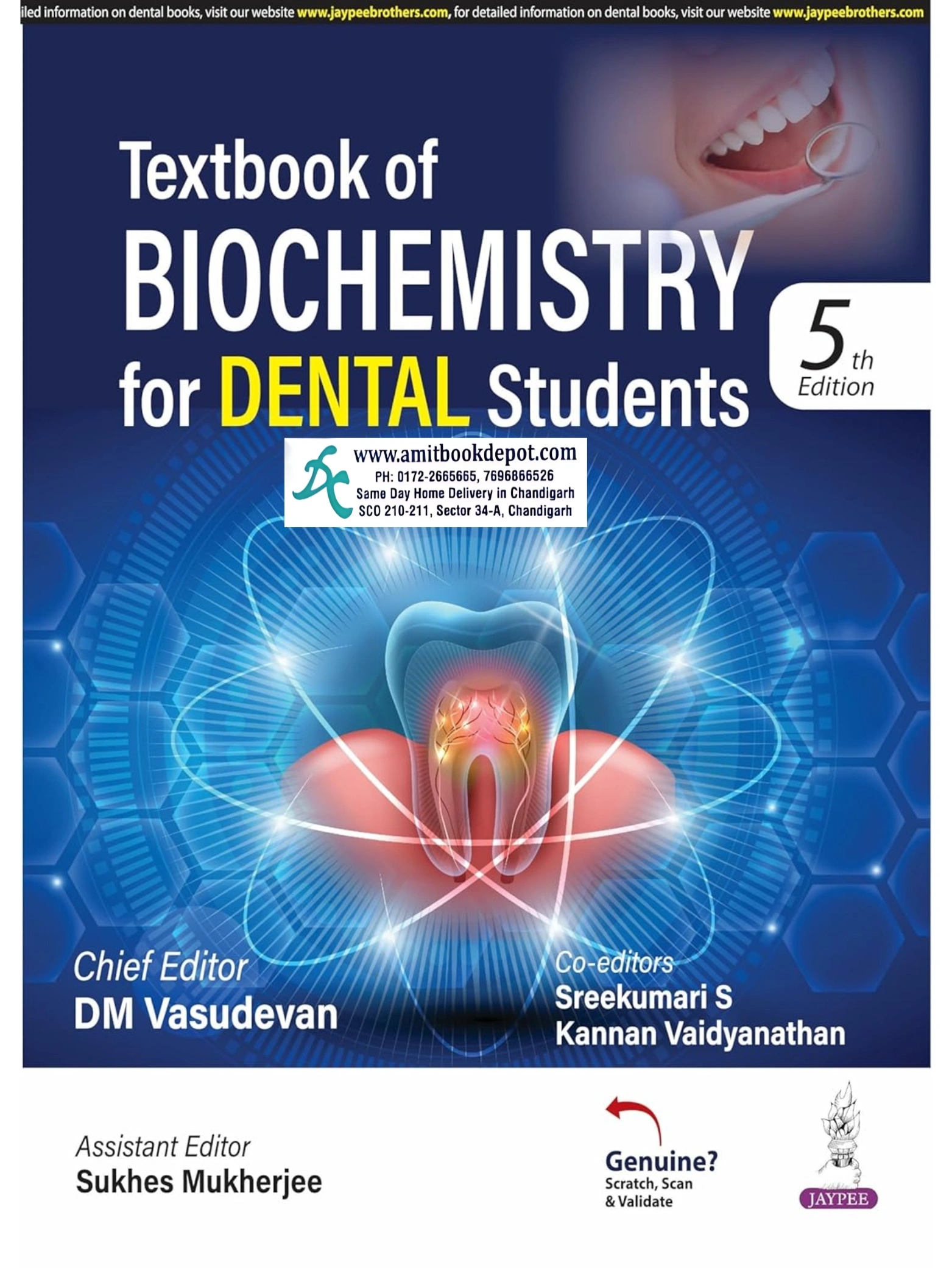 Jaypee Textbook of Biochemistry fo Dental Students 5th Edition