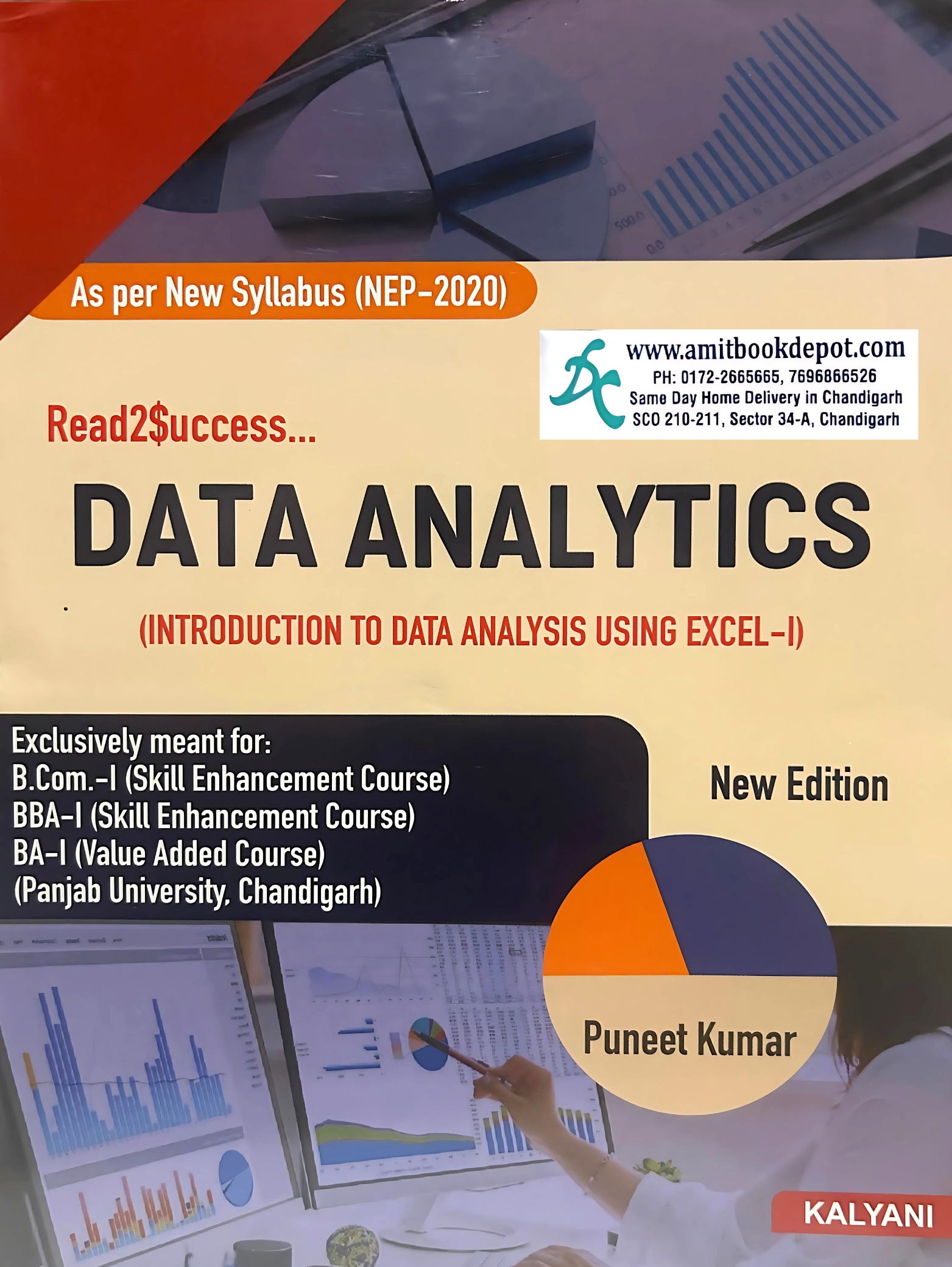 Kalyani DATA ANALYTICS For B.Com/BBA/BA Sem 1st PU Chandigarh
