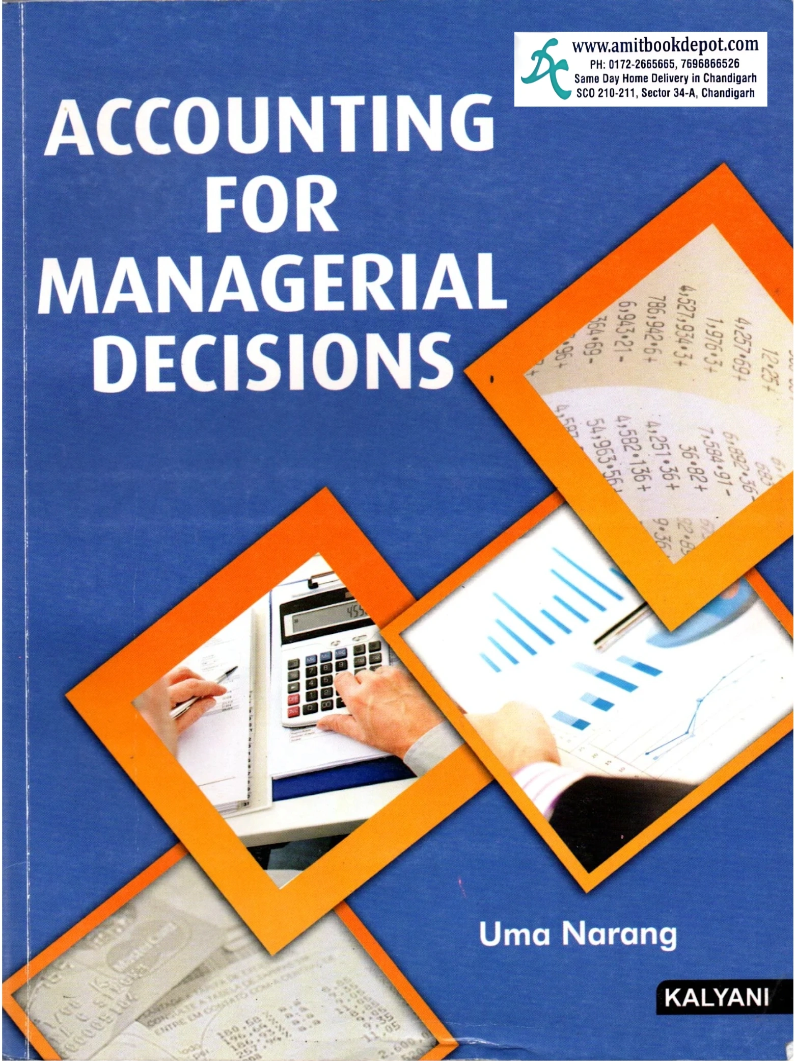Kalyani Accounting For Managerial Decisions For M.Com. 1st Semester of Punjabi University