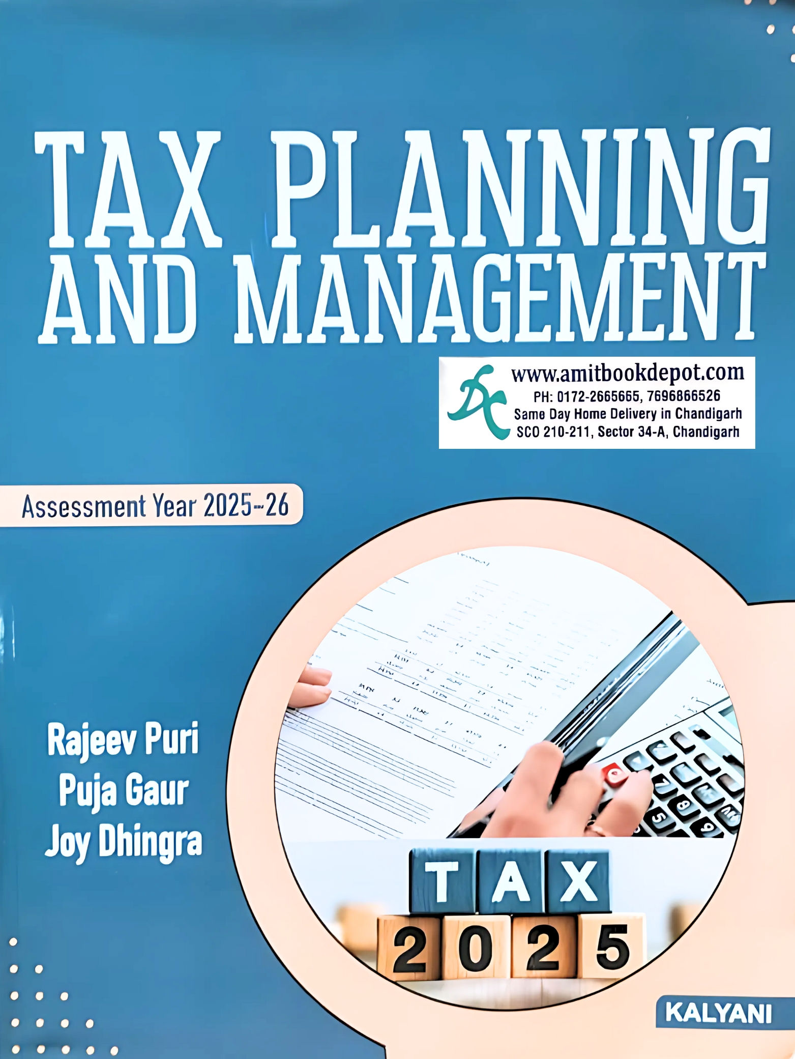 Tax Planning and Management for MCOM 3rd Semester PU Chandigarh