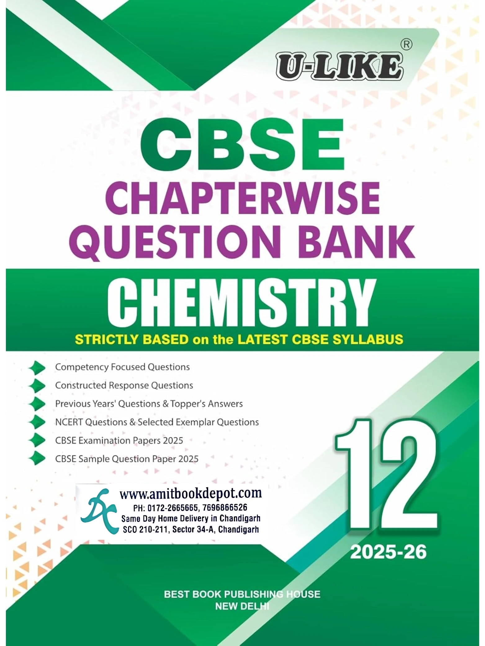 U Like CBSE Chapterwise Question Bank Chemistry for Class 12th
