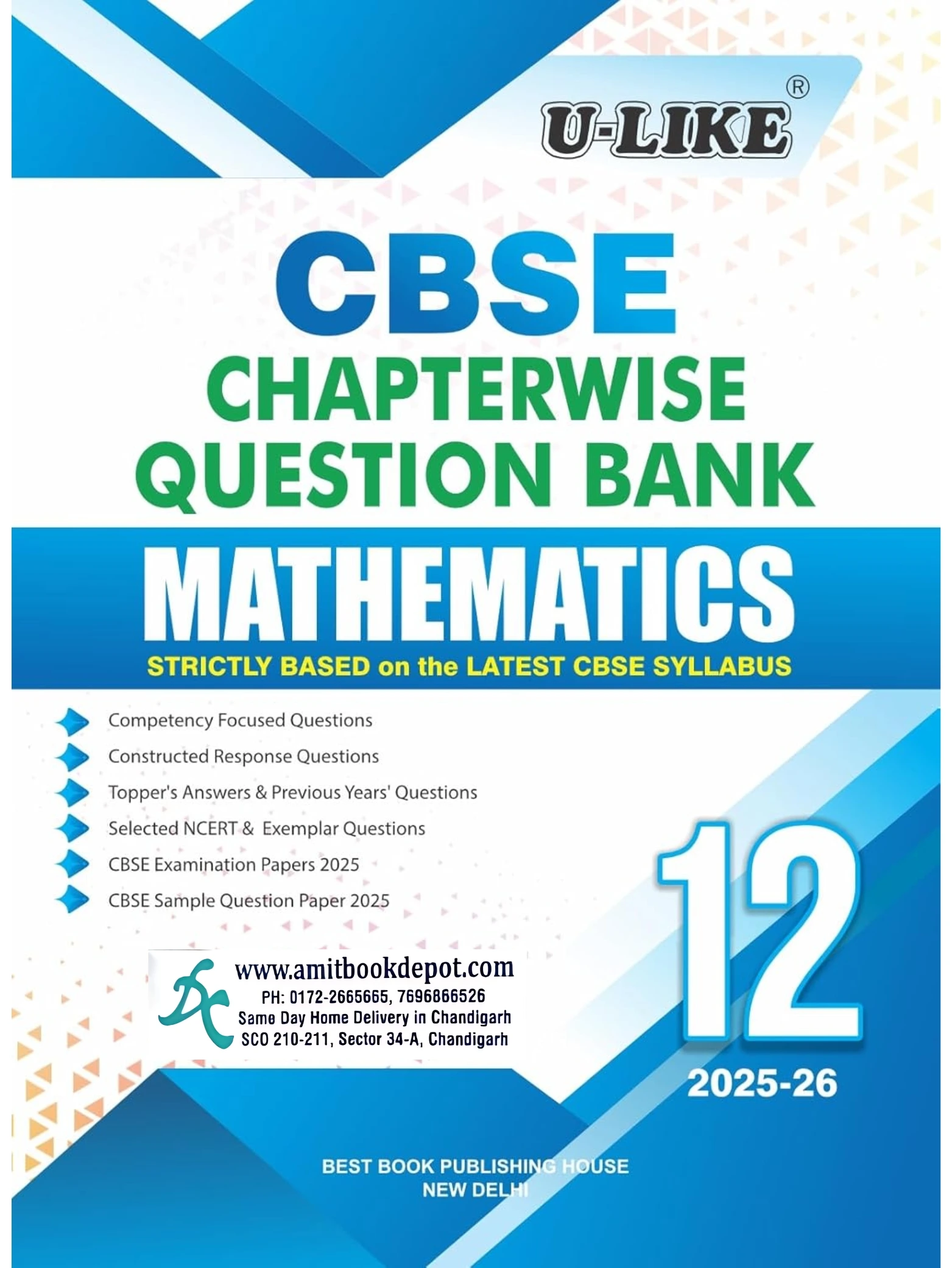 U Like CBSE Chapterwise Question Bank Mathematics for Class 12th