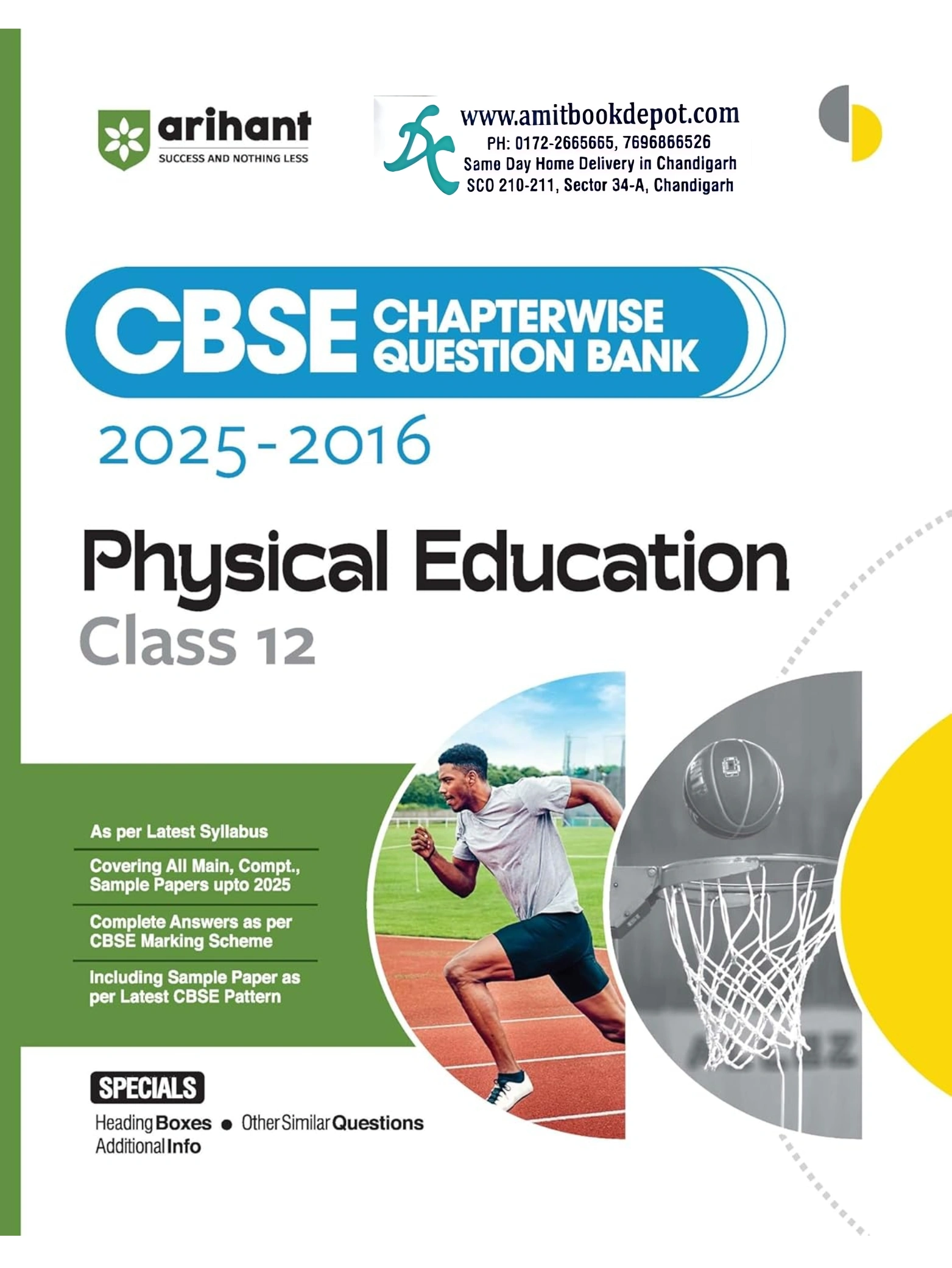 Arihant CBSE Chapterwise Question Bank 2025-2016 Physical Education Class 12th