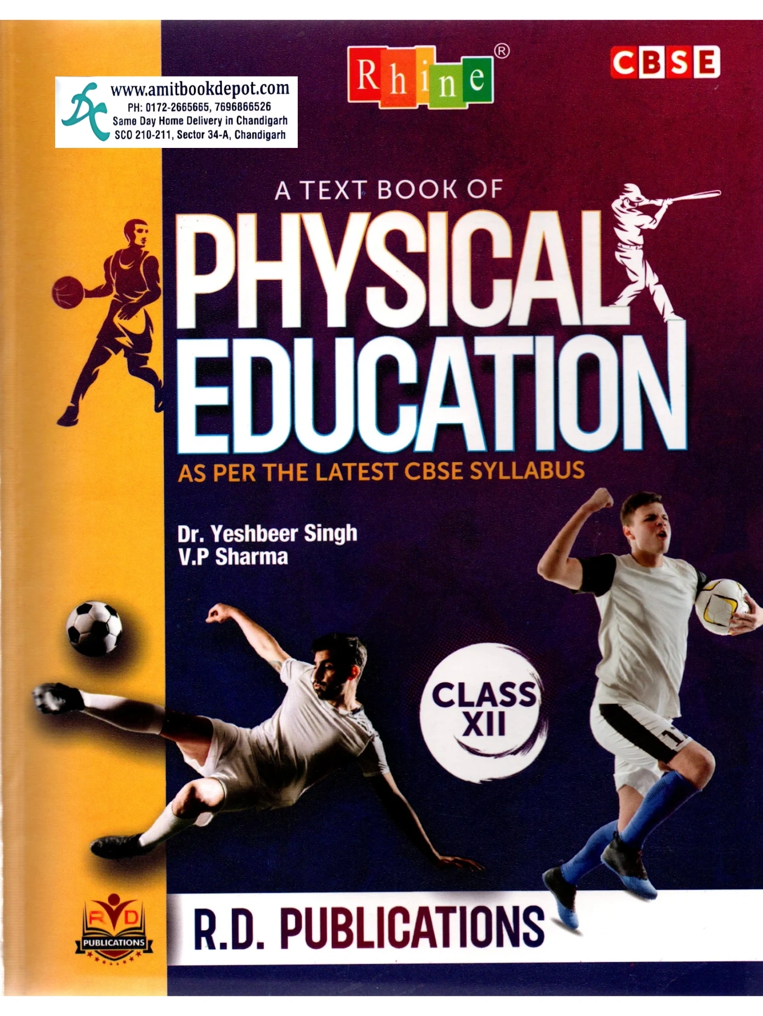 RD A Text Book Of Physical Education CBSE Class 12