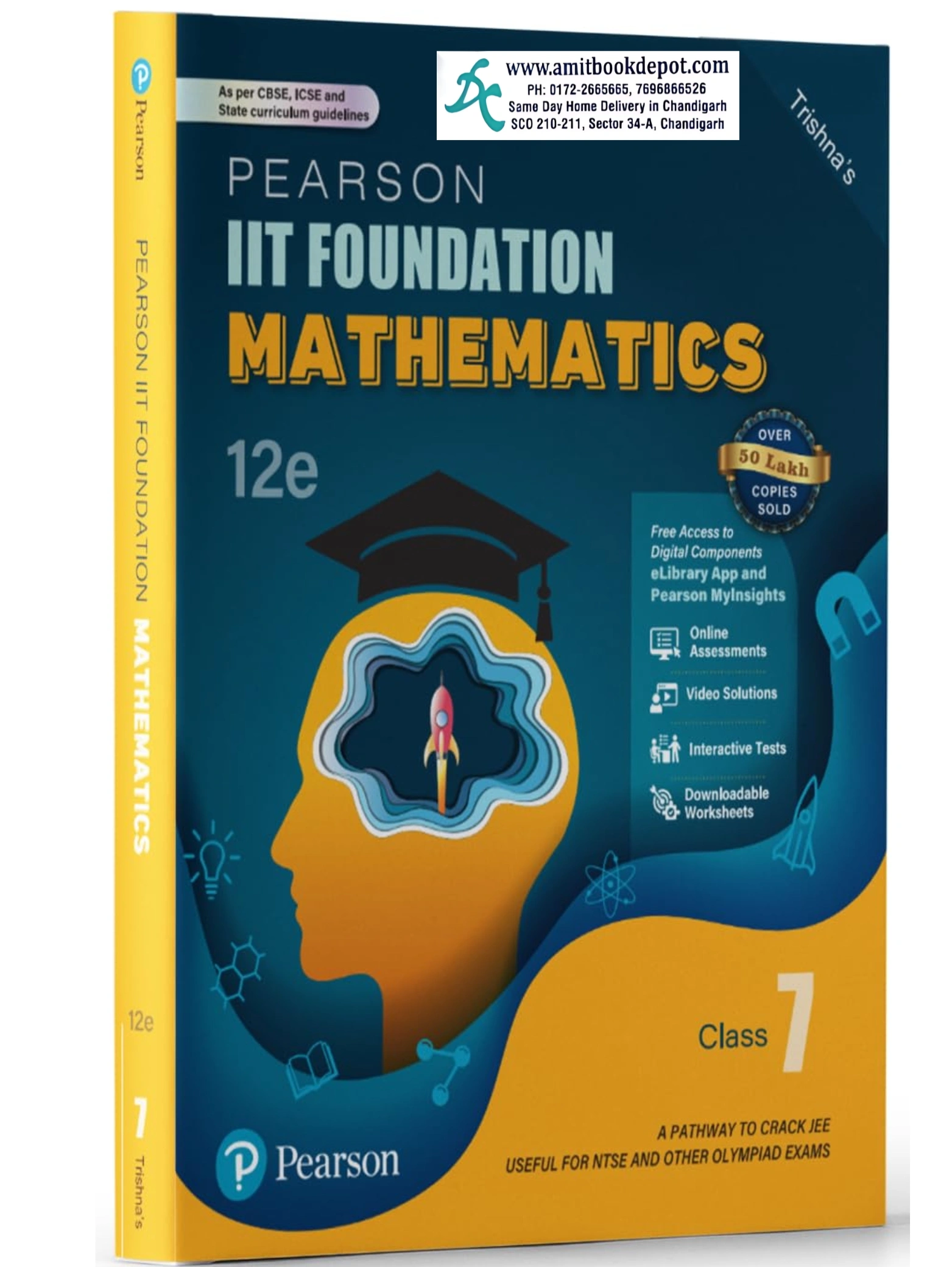 Pearson IIT Foundation Series Mathematics for Class 7th