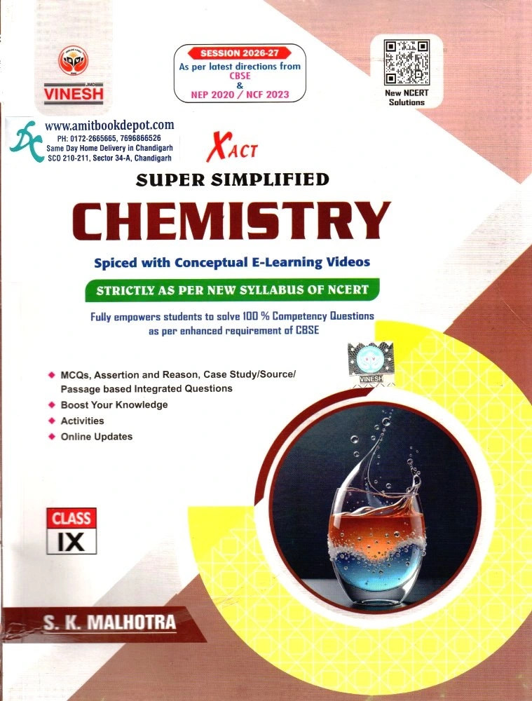 Vinesh Xact Super Simplified Chemistry For Class 9th