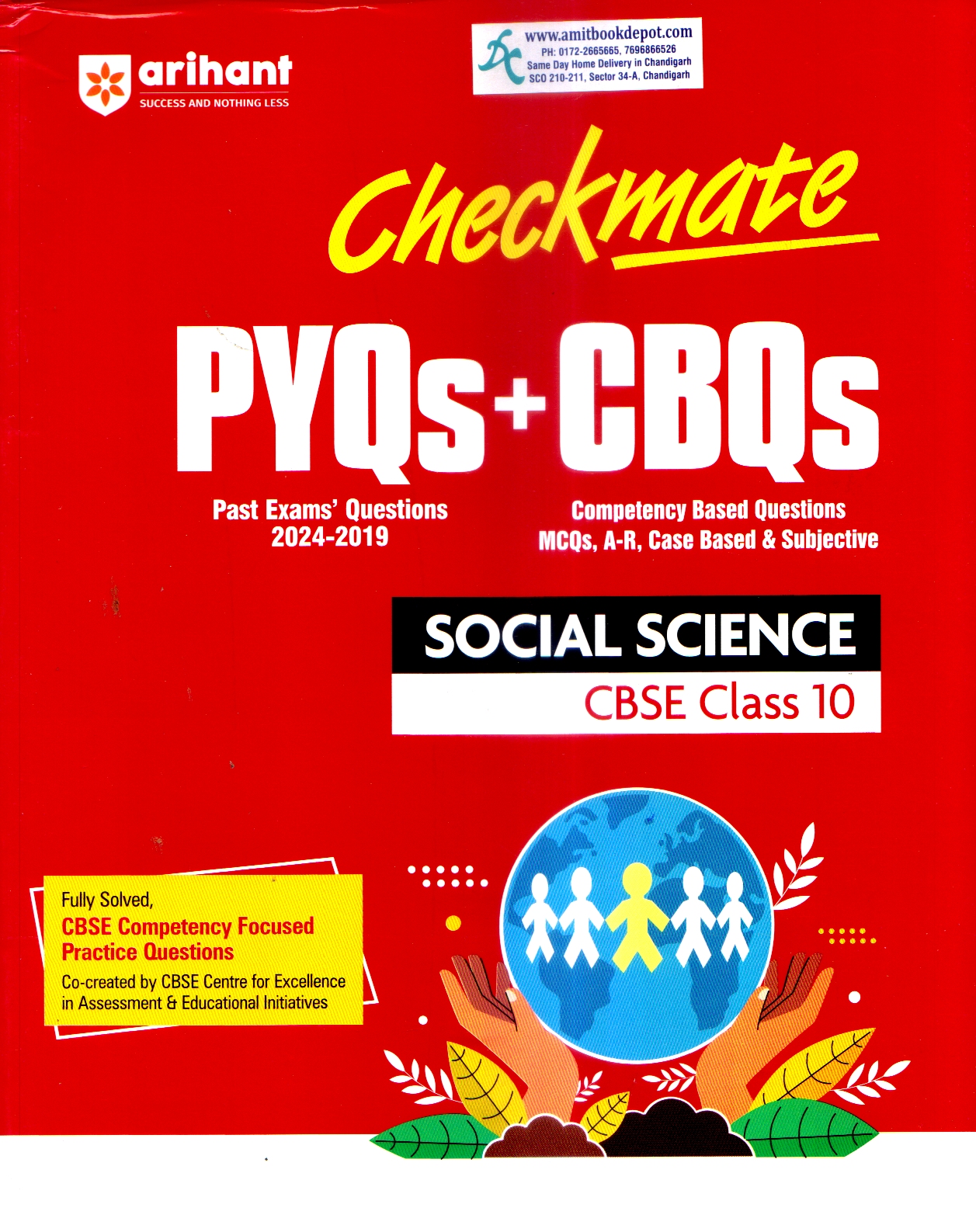 Arihant CheckMate PYQs+CBQs  Social Science Class 10th