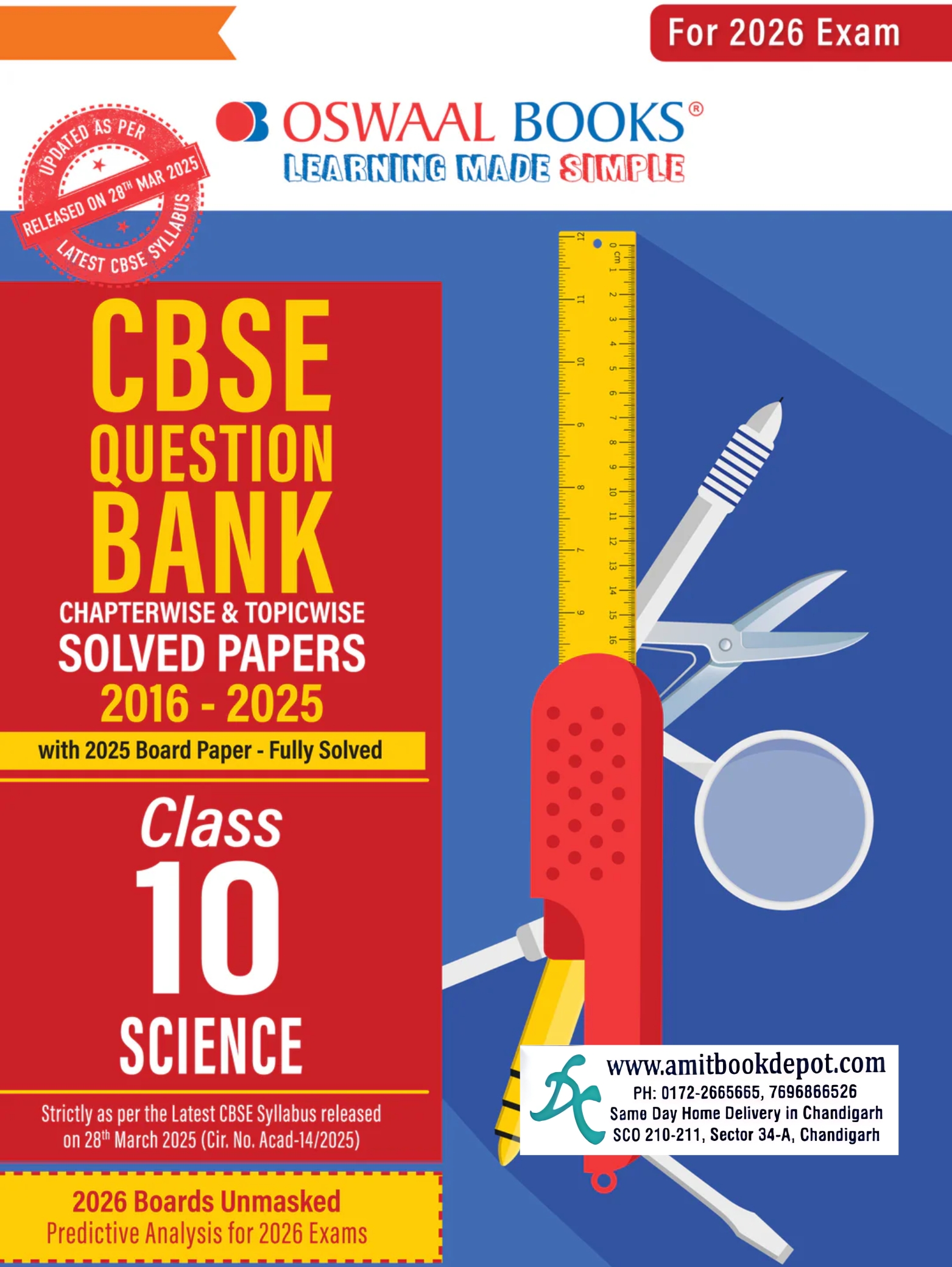 Oswaal CBSE Question Bank Science for Class 10th