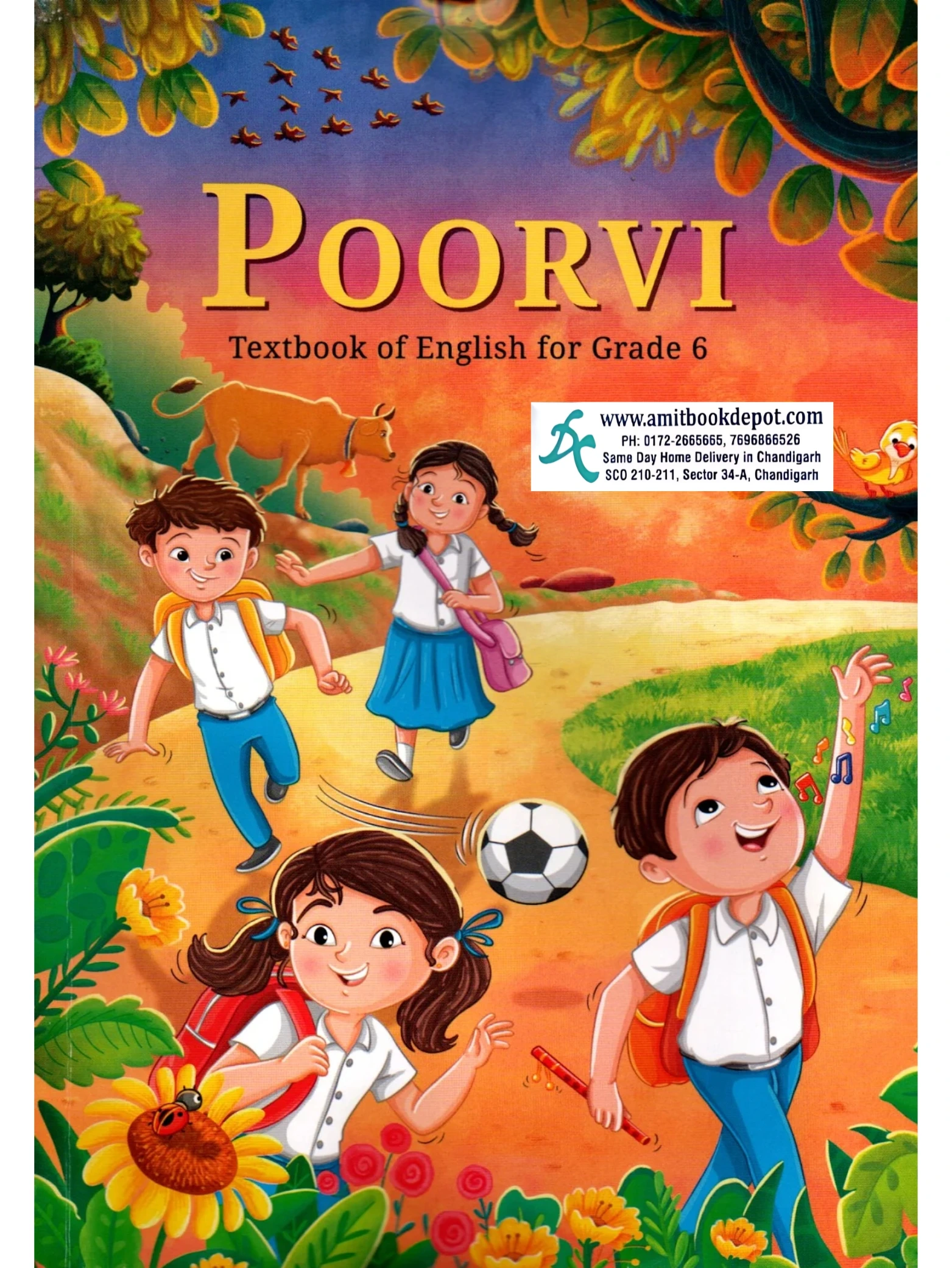 NCERT Poorvi Textbook of English For Class 6th