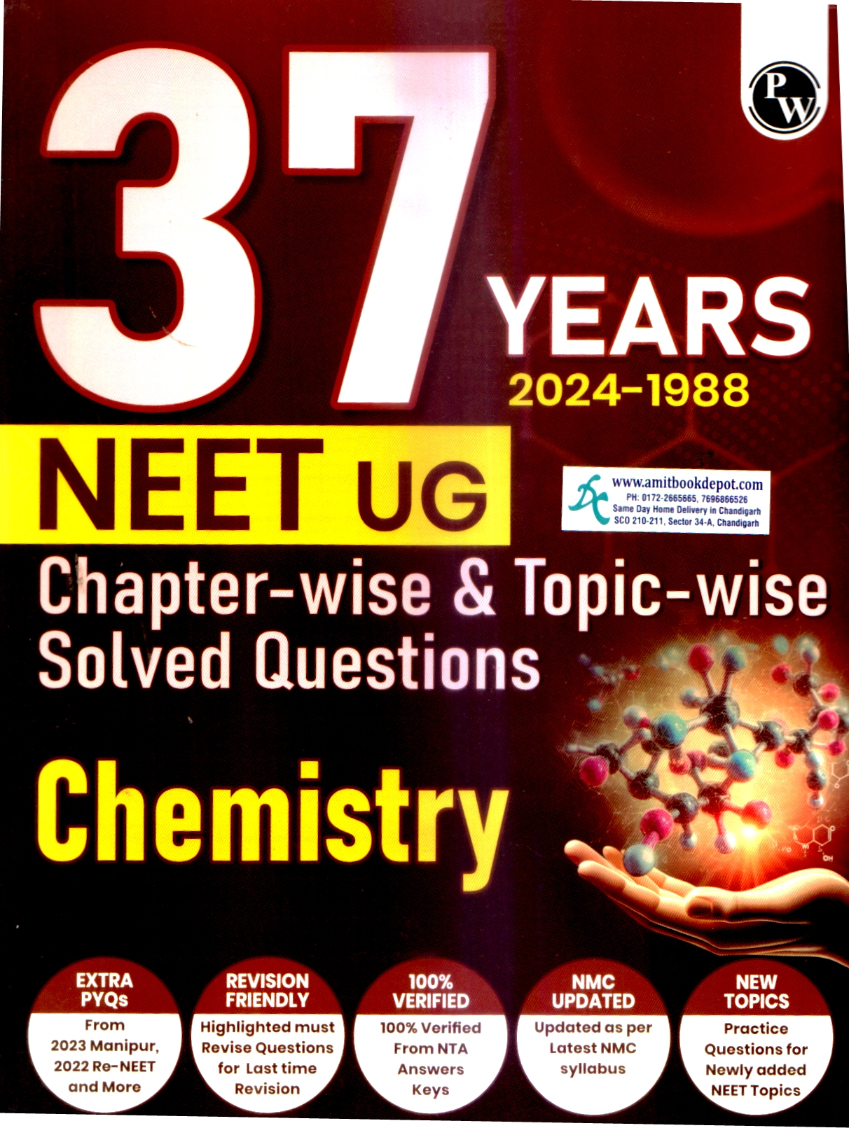 37 Years 2024-1988 Neet UG Chemistry Chapter-wise & Topic-wise Solved Questions