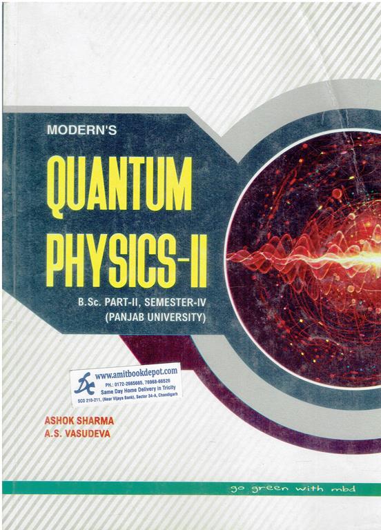 Modern Quantum Physics 2 for BSc 4th Semester PU Chandigarh