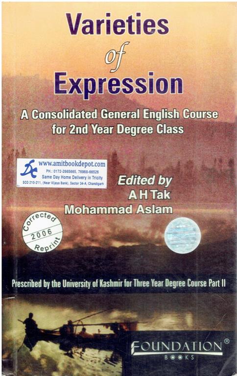 Varieties of Expression A Consolidated General English Course