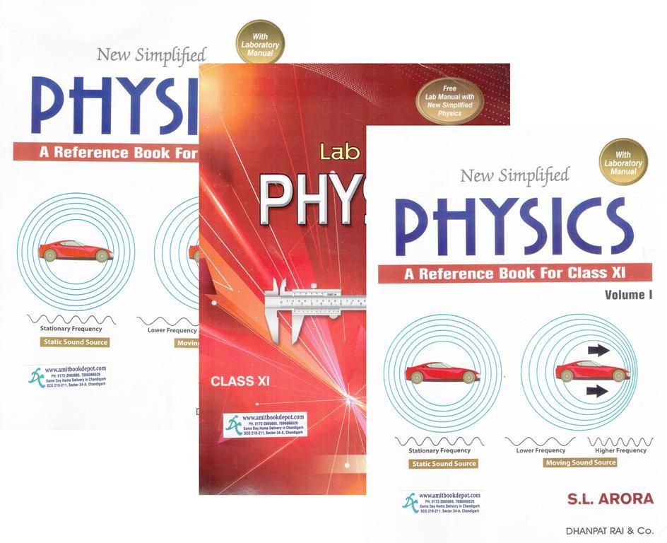 New Simplified Physics A Reference Book for Class 11th (Set  of Two Volumes)