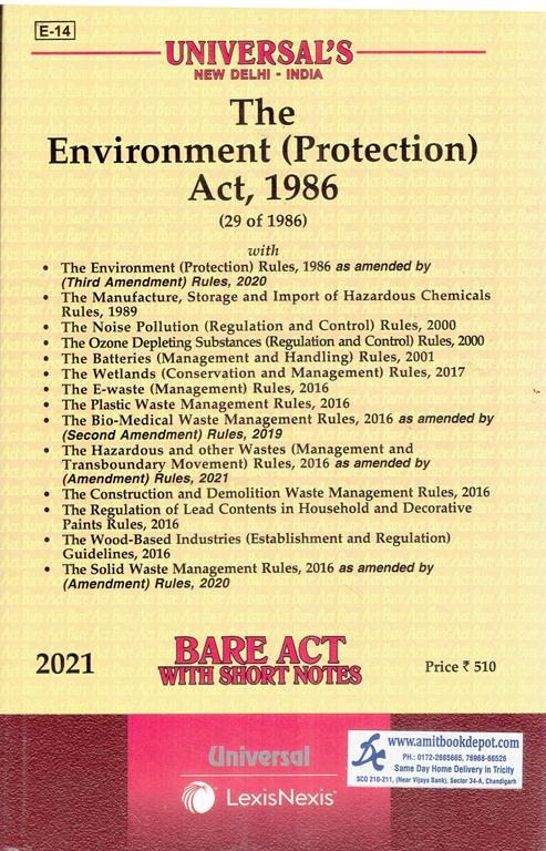 Universal Bare Act The Environment (Protection) Act 1986