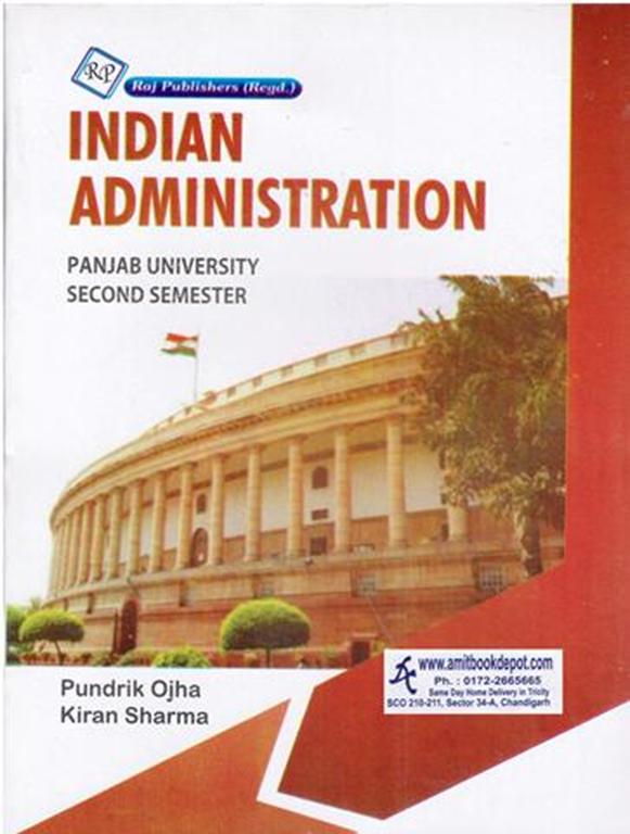 Raj Indian Administration BA 2nd Sem PU (English Medium)