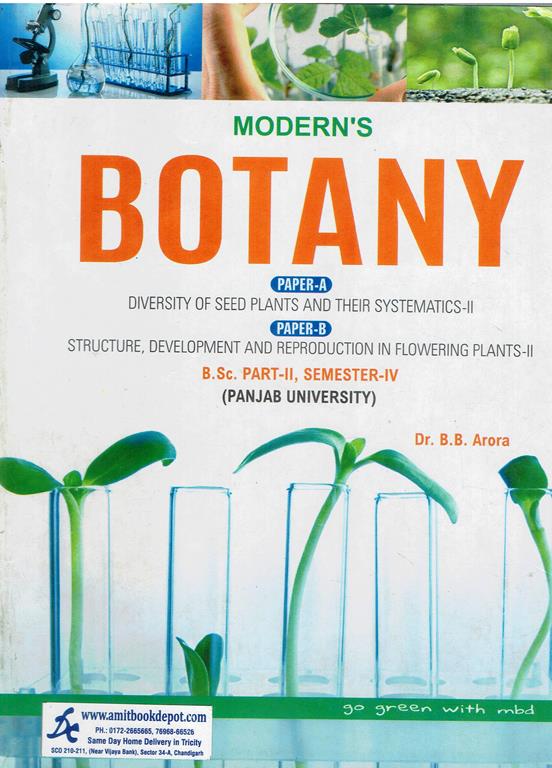 Modern Botany Paper A and Paper B BSc 4th Semester PU Chandigarh