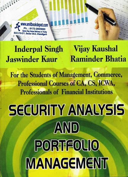 Security Analysis And Portfolio Management for CA CS ICWA (New)