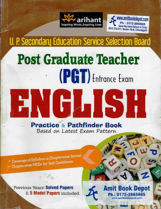 Uttar Pradesh Post Graduation Exam (PGT) Selection Exam (English Edition) (NEW)