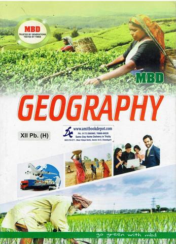 MBD Geography for Class 12th PSEB (Hindi Medium)