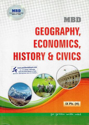 MBD Geography Economics History and Civics for Class 9th PSEB (Hindi Medium)