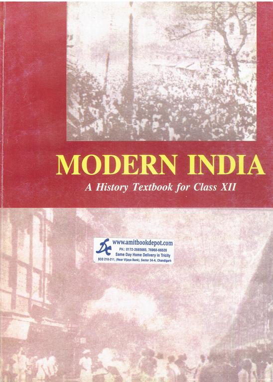 NCERT Modern India A History Textbook for Class 12th (Old Syllabus)