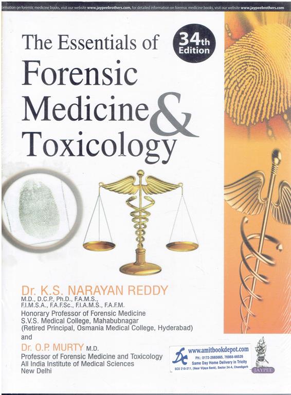 Jaypee The Essentials of Forensic Medicine and Toxicology