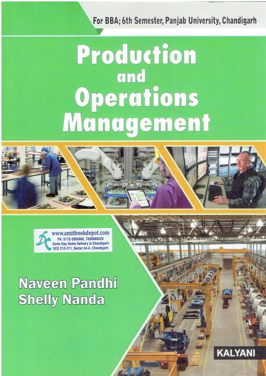 Production and Operations Management BBA 6th Semester PU Chandigarh