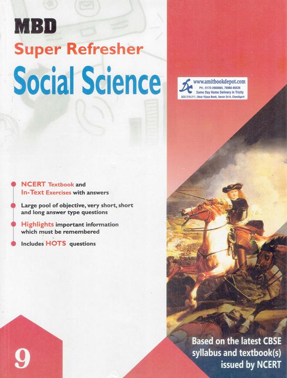 MBD Super Refresher Social Science For Class 9th