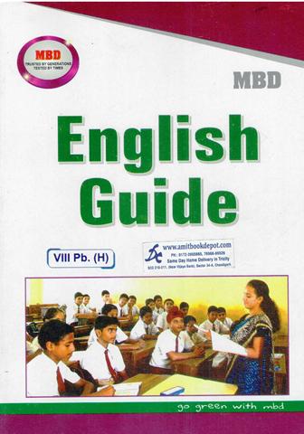 MBD English Guide for Class 8th PSEB (Hindi Medium)