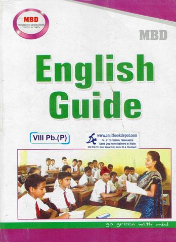 MBD English Guide for Class 8th PSEB (Punjabi Medium)