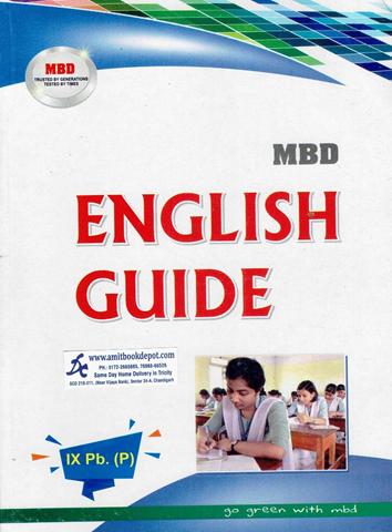 MBD English Guide for Class 9th PSEB (Punjabi Medium)