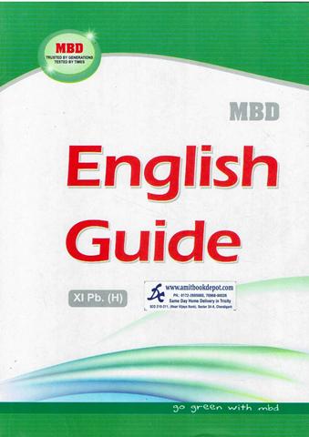 MBD English Guide for Class 11th PSEB (Hindi Medium)