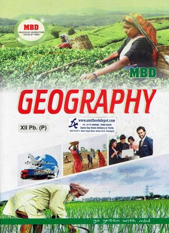 MBD Geography for Class 12th PSEB (Punjabi Medium)