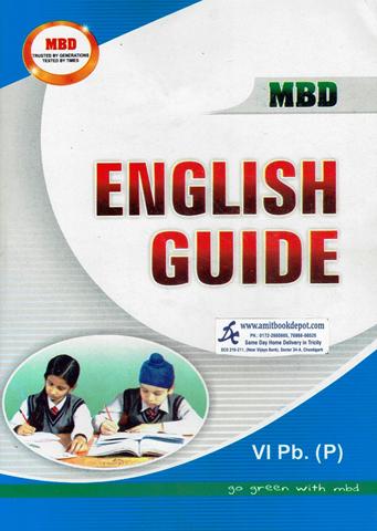 MBD English Guide for Class 6th PSEB (Punjabi Medium)