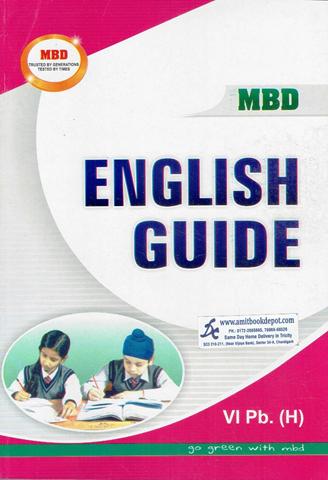 MBD English Guide for Class 6th PSEB (Hindi Medium)