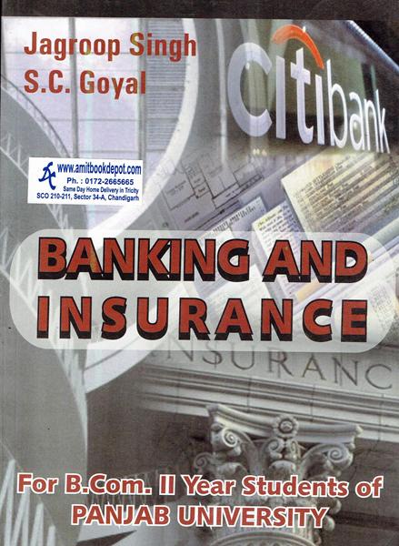 Banking and Insurance for B Com 2nd Year PU (New)