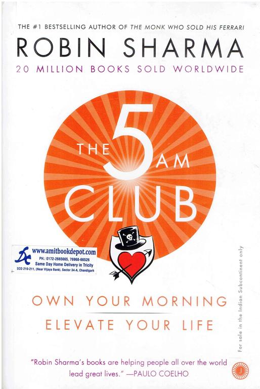 Robin Sharma The 5 AM Club Own Your Morning Elevate Your Life