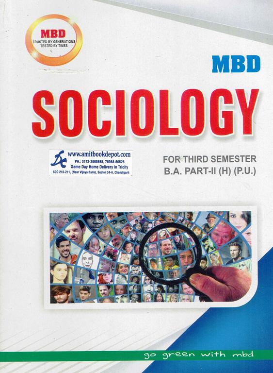 MBD Sociology BA 3rd Sem PU (Hindi Medium)