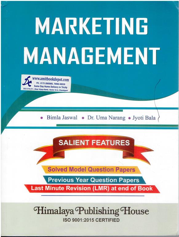 Himalaya Marketing Management BCom 4th Semester PU Chandigarh