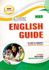 MBD English Guide BA 2nd Sem PU (Punjabi Medium)