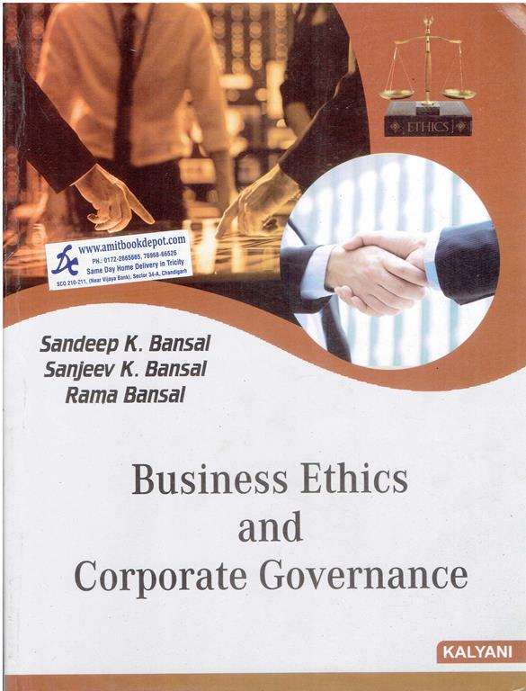 Kalyani Business Ethics and Corporate Governance For MCOM 4th Semester PU Chandigarh