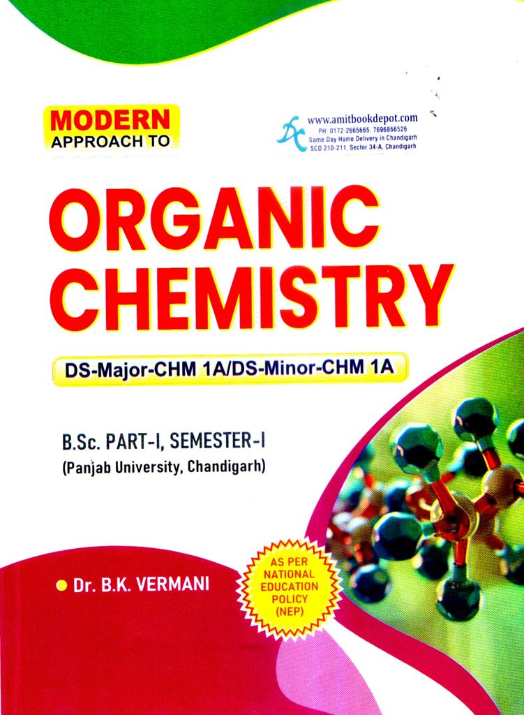 Modern Organic Chemistry BSc 1st Semester PU Chandigarh